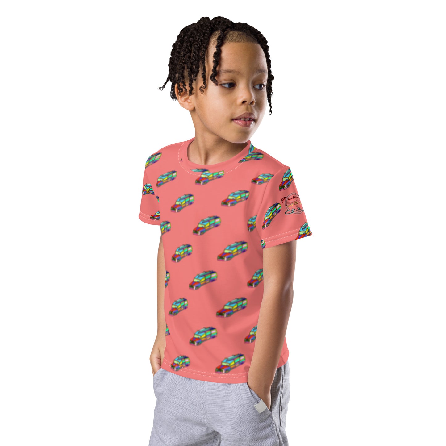 Surf Woody - Kids Crew Neck T-shirt