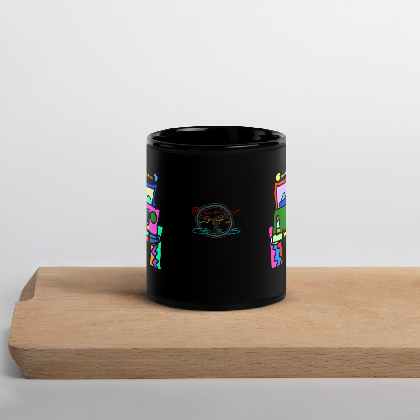 Jeepin' - Black Glossy Mug
