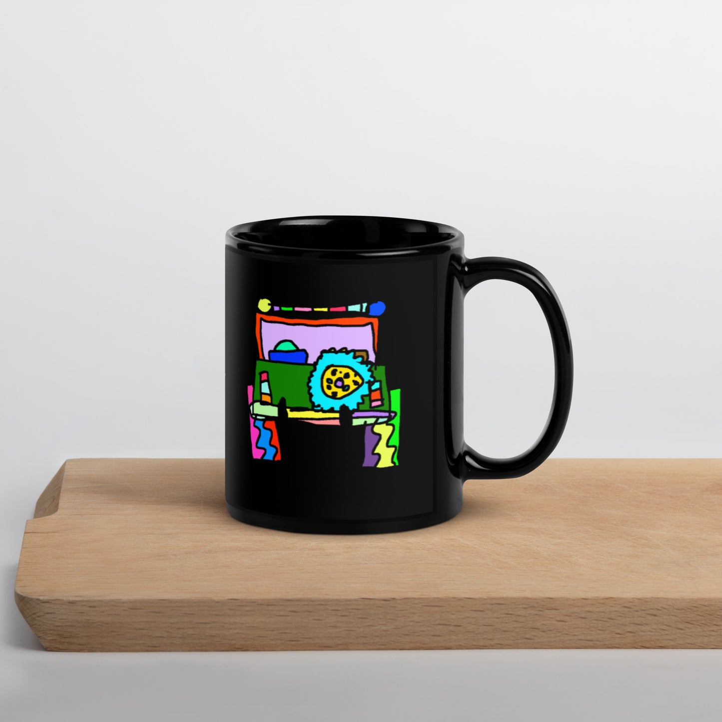 Jeepin' - Black Glossy Mug