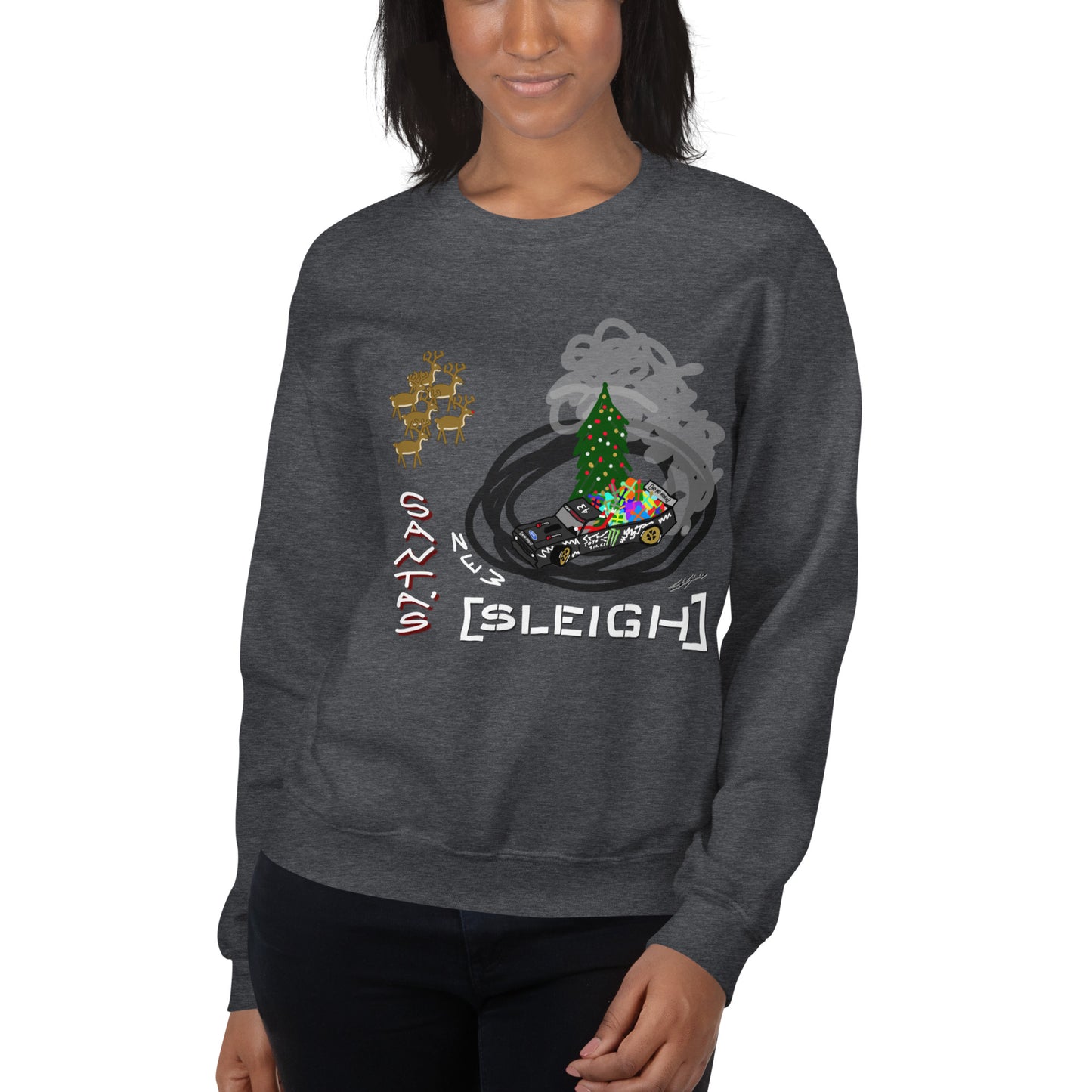 Santa's New Sleigh - Unisex Sweatshirt