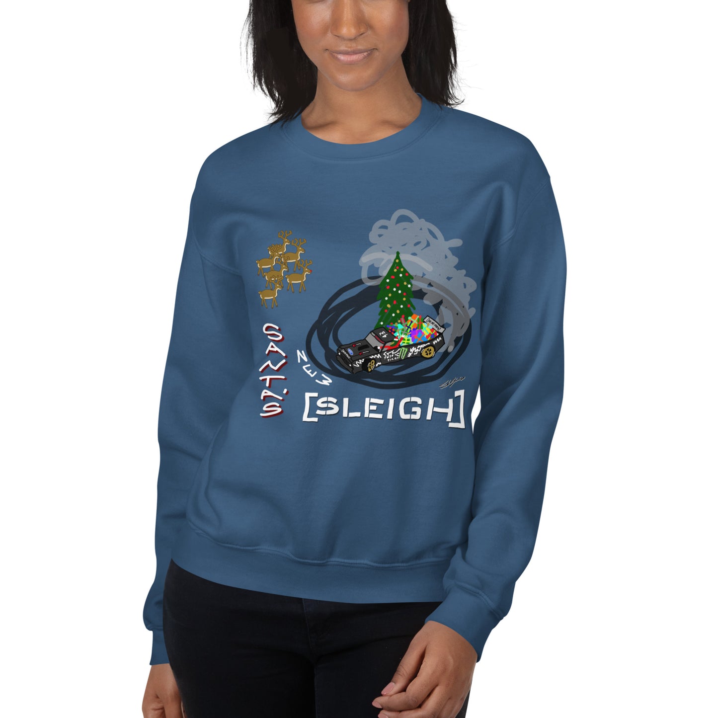 Santa's New Sleigh - Unisex Sweatshirt