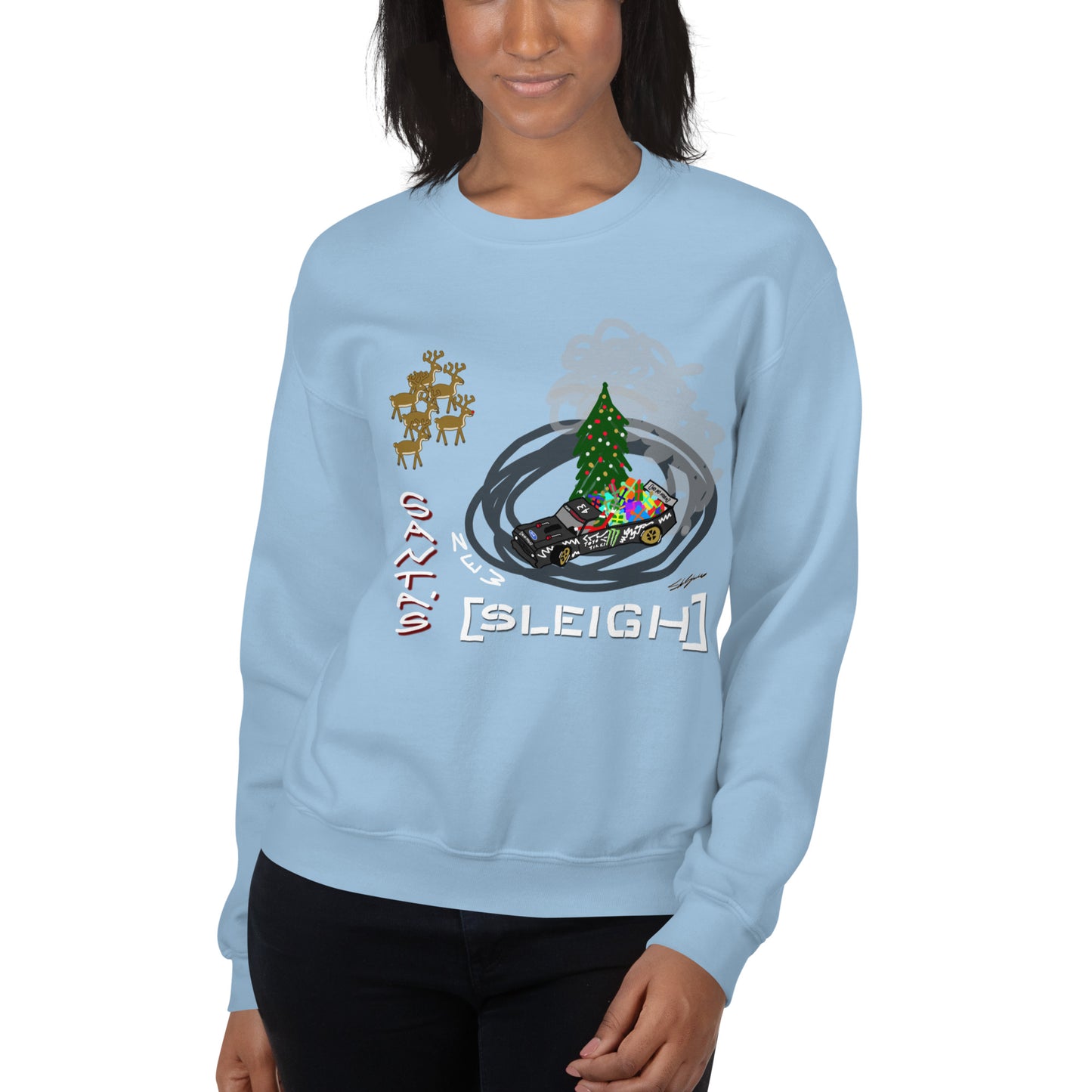 Santa's New Sleigh - Unisex Sweatshirt
