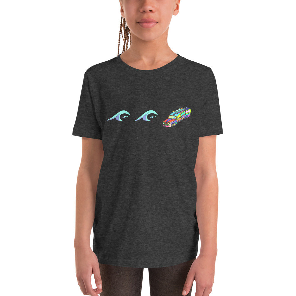 Surf's Up, Take the Woody - Youth Short Sleeve T-Shirt