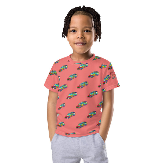 Surf Woody - Kids Crew Neck T-shirt