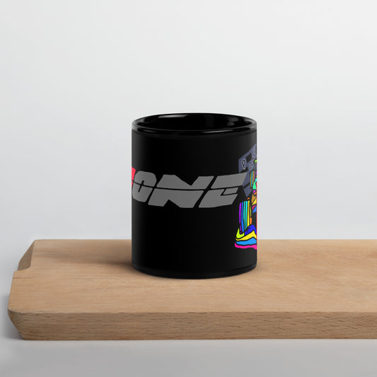 F1 - Black Glossy Mug