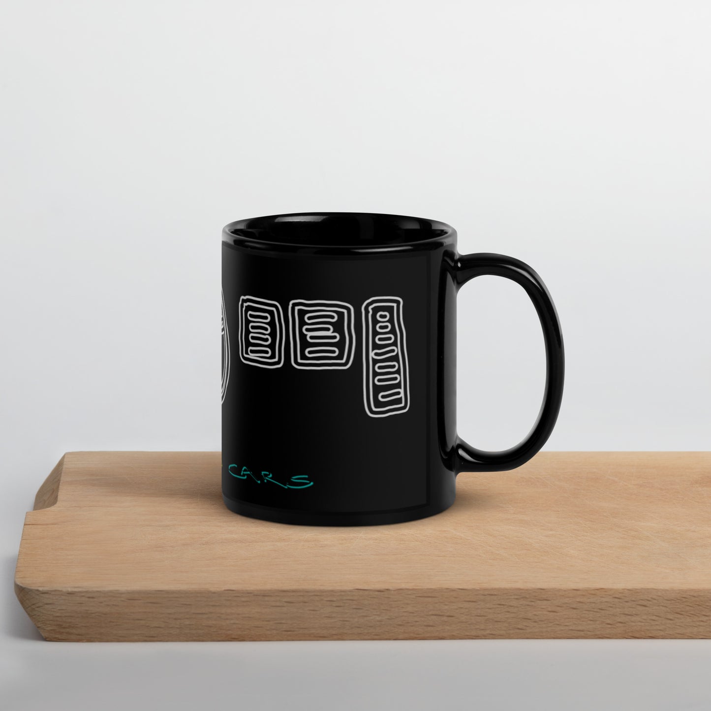 Dumb Cars - Black Glossy Mug