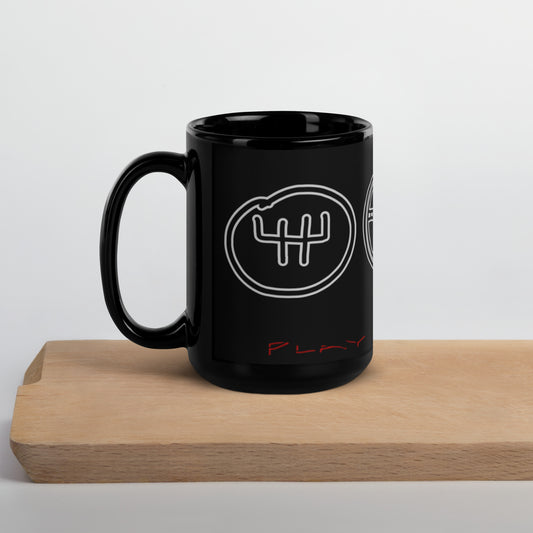 Dumb Cars - Black Glossy Mug