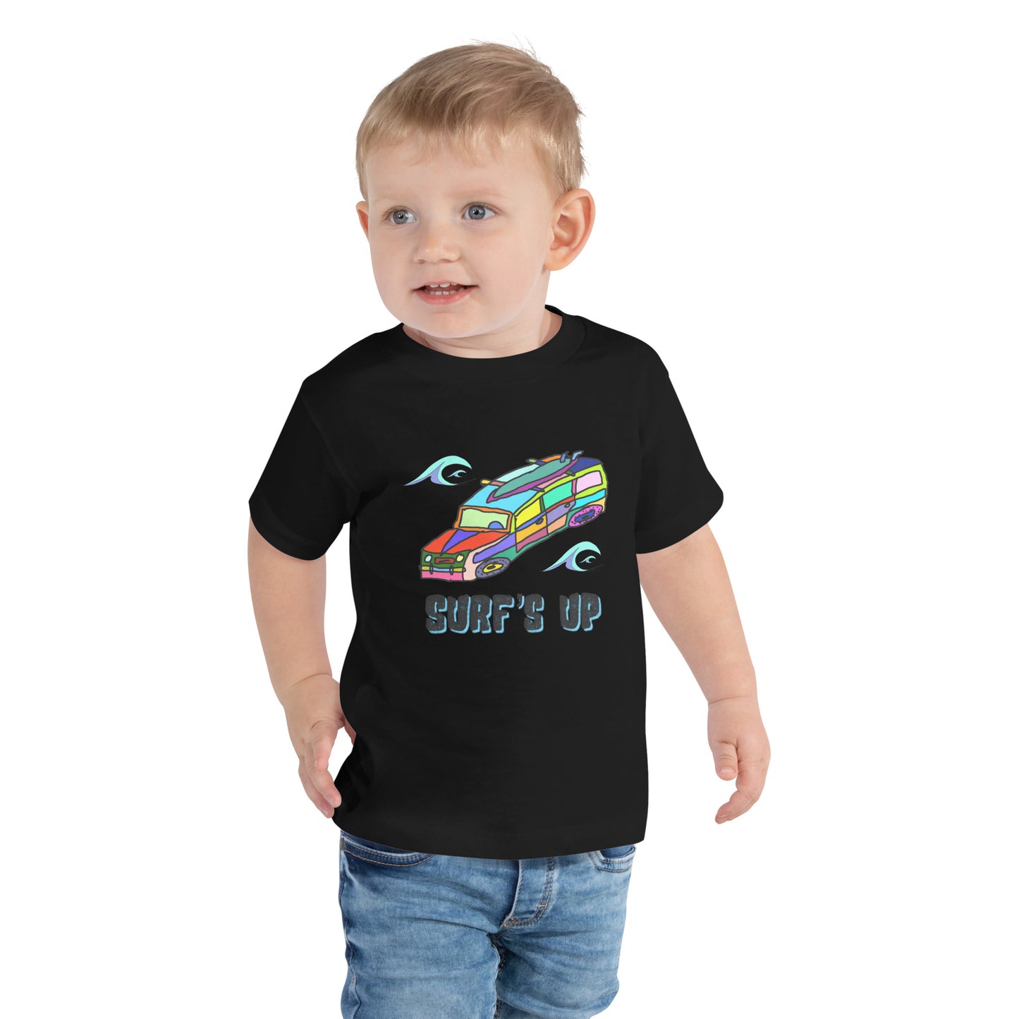 Surf's Up, Take the Woody - Toddler Short Sleeve Tee