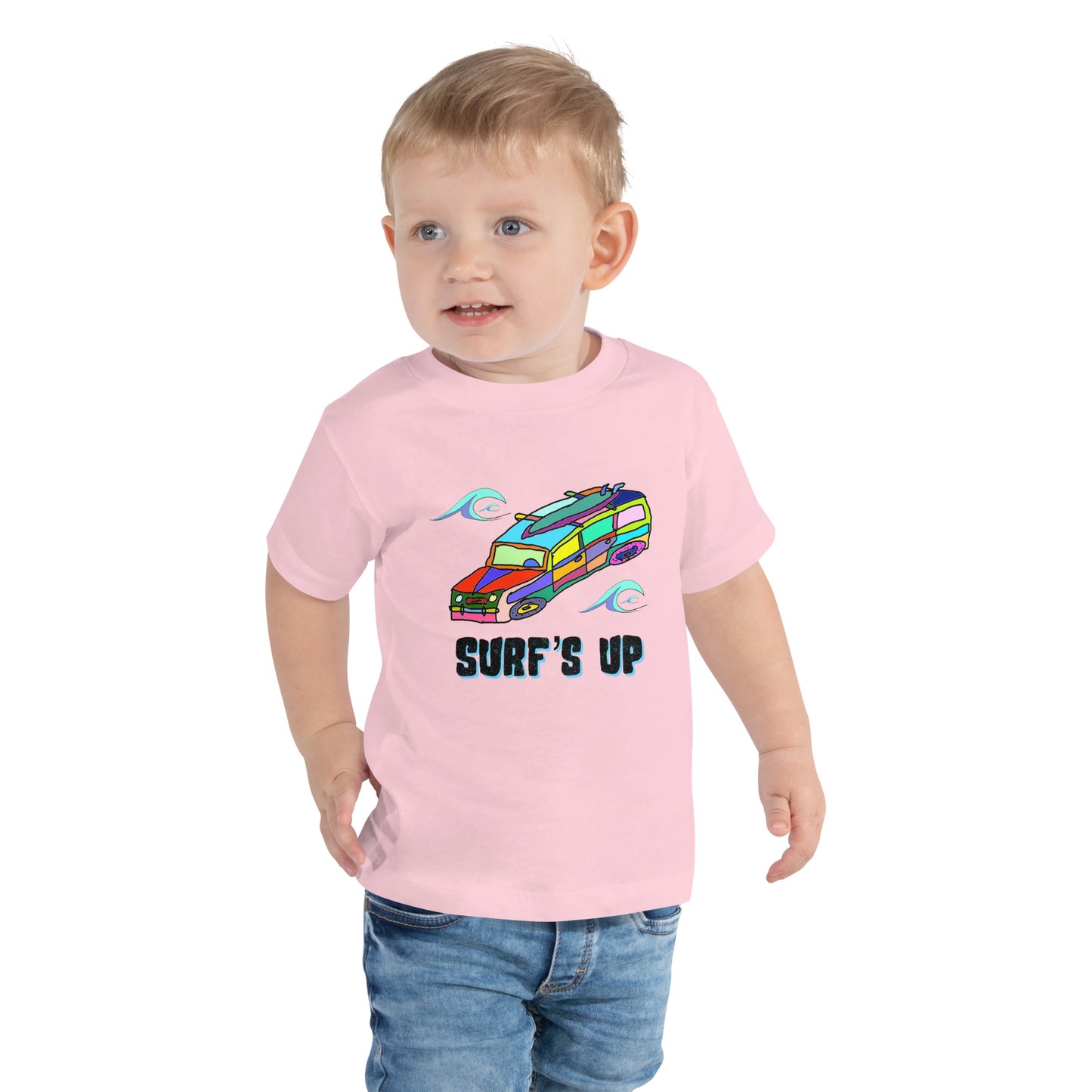 Surf's Up, Take the Woody - Toddler Short Sleeve Tee