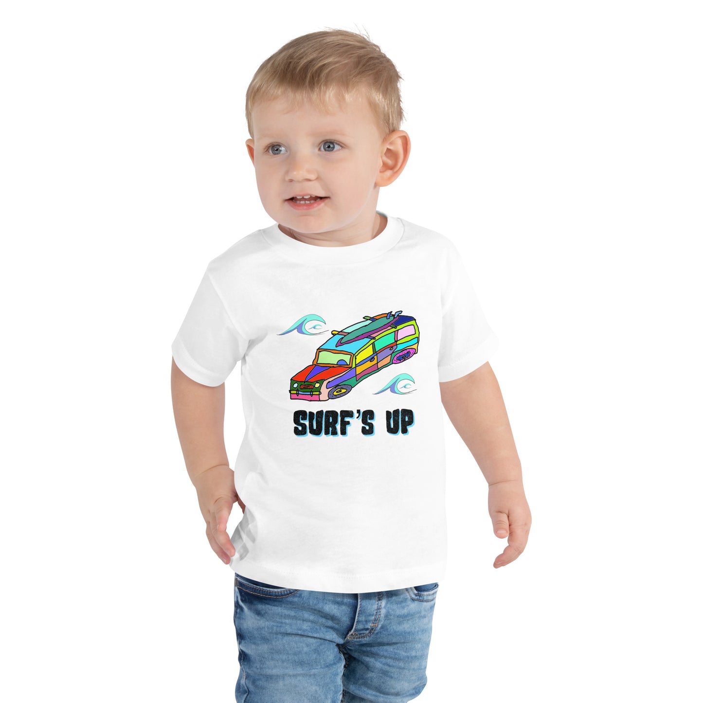 Surf's Up, Take the Woody - Toddler Short Sleeve Tee